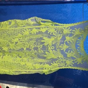 Yellow see through top